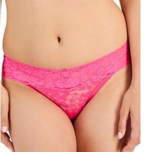 Inc International Concepts Womens Lace Thong Underwear Lingerie, Pink Size L